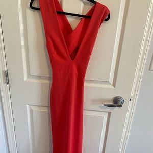 Windsor Red/Coral Maxi Dress - Size S